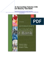 Intermediate Accounting Volume 2 5th Edition Beechy Test Bank