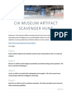 CIA Museum Artifact Scavenger Hunt Teen