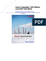 Macroeconomics Canadian 14th Edition Mcconnell Test Bank