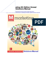 M Marketing 4th Edition Grewal Solutions Manual