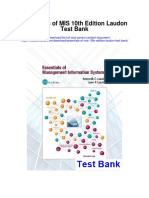 Essentials of Mis 10th Edition Laudon Test Bank