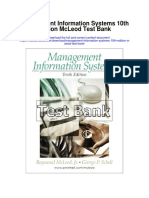 Management Information Systems 10th Edition Mcleod Test Bank