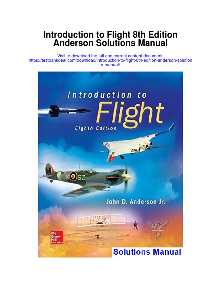 1. Introduction To Flight | Introduction to Flight Textbook, 7th ...