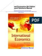 International Economics 8th Edition Appleyard Solutions Manual