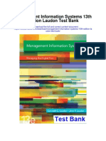 Management Information Systems 13th Edition Laudon Test Bank