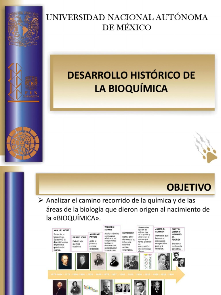Desarrollo Histórico de La Bioquímica PDF Bioquímica Química