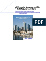 International Financial Management 9th Edition Jeff Madura Test Bank