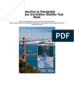 Introduction To Geospatial Technologies 3rd Edition Shellito Test Bank