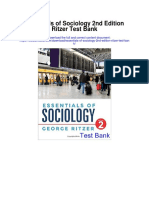 Essentials of Sociology 2nd Edition Ritzer Test Bank