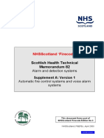 UK Scotland Hospitals SHTM 82 Supplement A