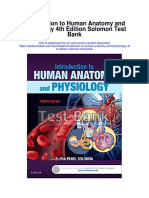 Introduction To Human Anatomy and Physiology 4th Edition Solomon Test Bank