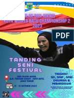 Proposal Kota Wisata Batu Championship 2