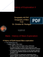 Mars: History of Exploration II
