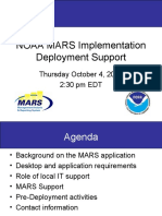NOAA MARS Implementation Deployment Support