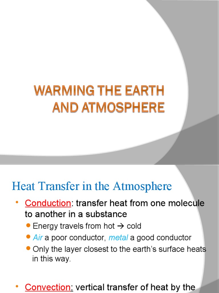 Heating of Atmosphere PDF Atmosphere Of Earth Heat Transfer