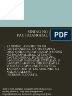 Sining NG Pagtatanghal