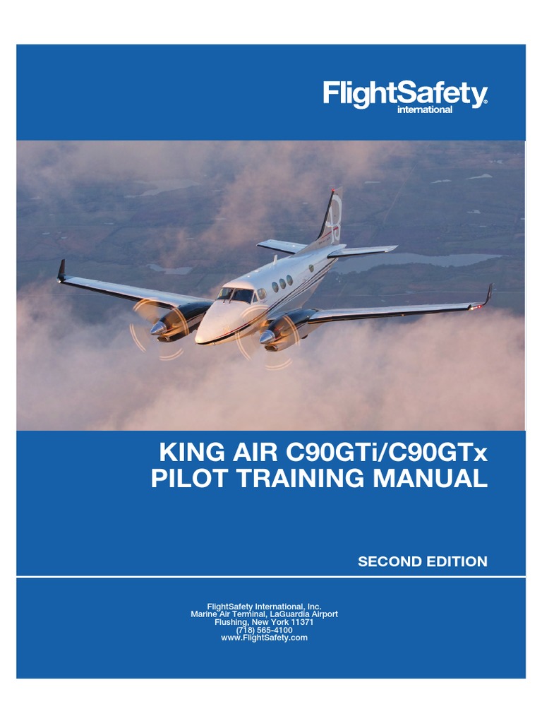 FSI King Air C90GTi Pilot Training Manual Full | PDF | Door | Flap ...