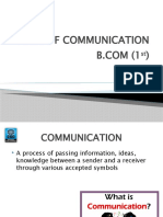 Types of Communication BCOM