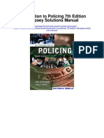 Introduction To Policing 7th Edition Dempsey Solutions Manual