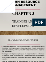 HRM - Chapter-3 - Training & Development