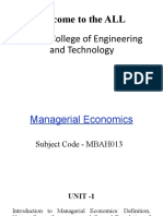 Managerial Economics 