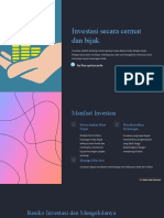 Investasi Secara Cermat Dan Bijak