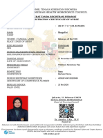 The Indonesian Health Workforce Council: Registration Certificate of Nurse