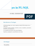 Packages in PLSQL