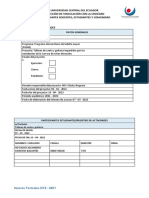 Formato para Participantes Docentes, Estudiantes y Comunidad