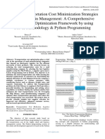 Efficient Transportation Cost Minimization Strategies in Supply Chain Management: A Comprehensive Analysis and Optimization Framework by Using Solver Methodology & Python Programming