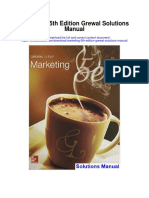Marketing 5th Edition Grewal Solutions Manual