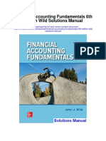 Financial Accounting Fundamentals 6th Edition Wild Solutions Manual