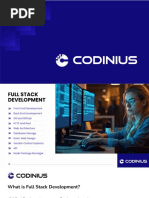 Full Stack Development - CODINIUS