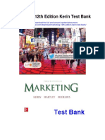 Marketing 12th Edition Kerin Test Bank