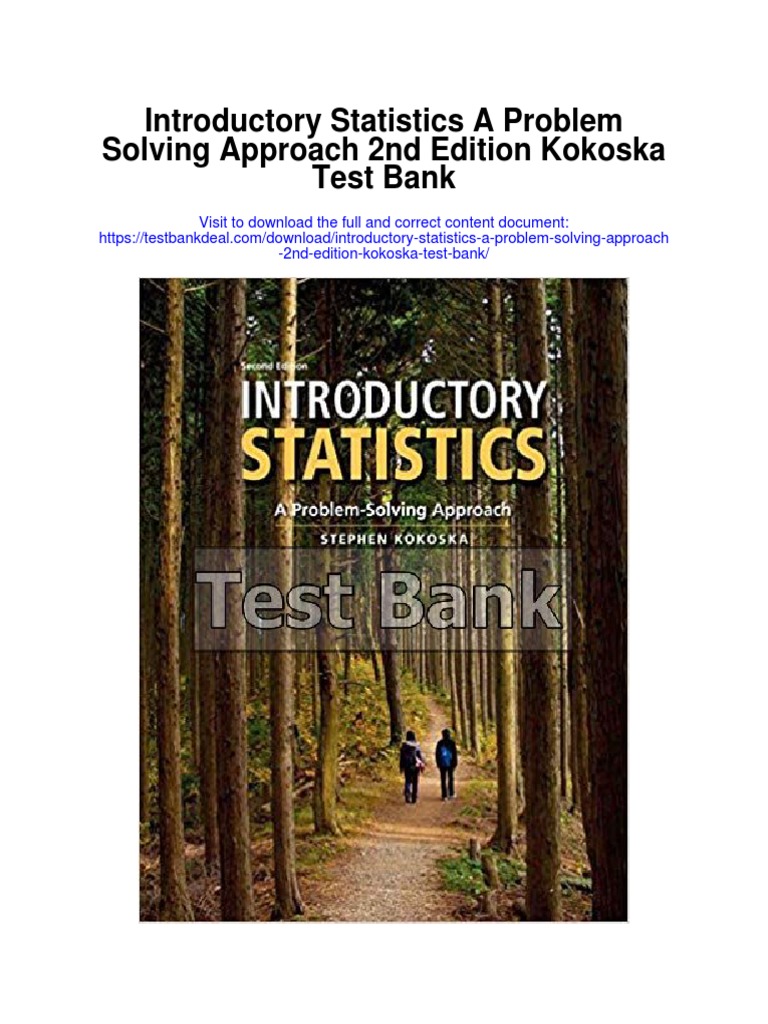 introductory statistics a problem solving approach