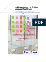 Marketing Management 1st Edition Iacobucci Test Bank