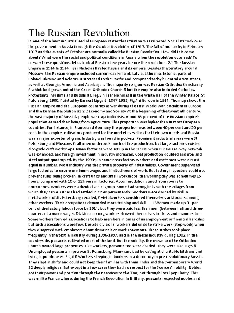 The Russian Revolution | PDF | Russian Empire | Russian Revolution