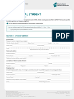 International Student Application Form TIWA