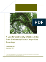 A Case For Voluntary Biodiversity Offsets in India - Divya Narain