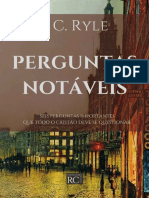 Perguntas Notaveis (Anglicanism - J. C. Ryle