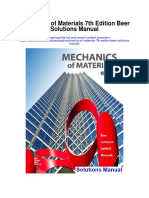 Mechanics of Materials 7th Edition Beer Solutions Manual