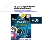 Personality Psychology 6th Edition Larsen Solutions Manual