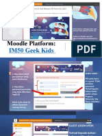 Moodle Platform IM50 Geek Kids