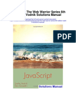 Javascript The Web Warrior Series 6th Edition Vodnik Solutions Manual