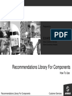 Recommendations Library For Components