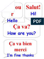 French Greetings Display