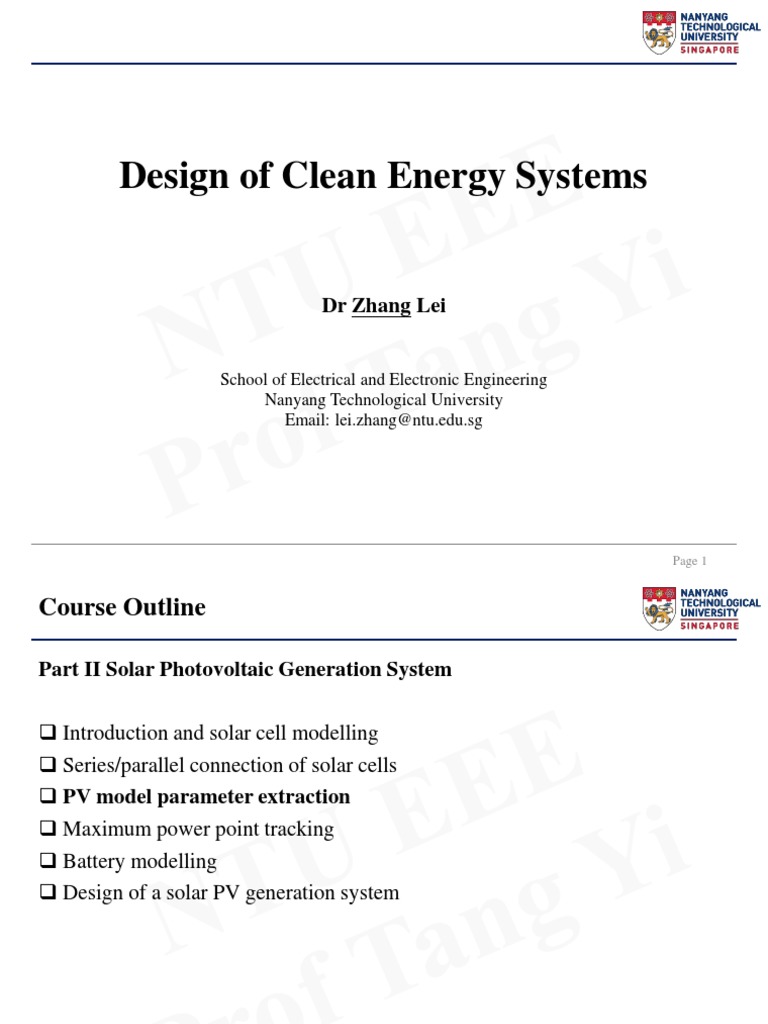 EE4504 - Week 10 | PDF