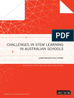 Challenges in STEM Learning in Australian Schools - Literature and