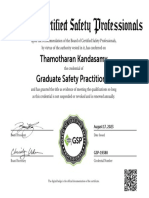 GSP Wall-Certificate