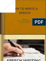 How to Write a Speech - Copy